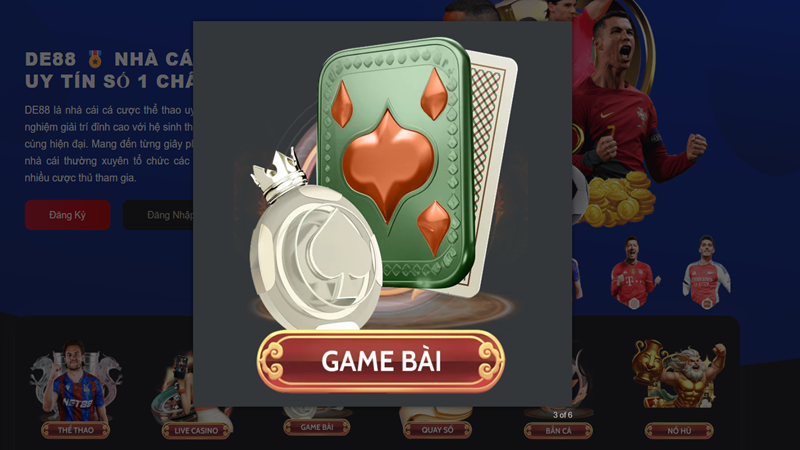 Game Bai DE88 Chinh Phuc The Gioi Doi Thuong Vip