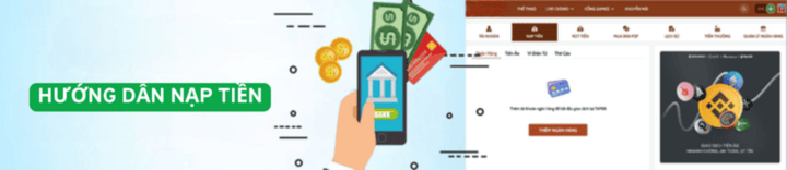 Hướng dẫn cách nạp tiền vào tài khoản de88
